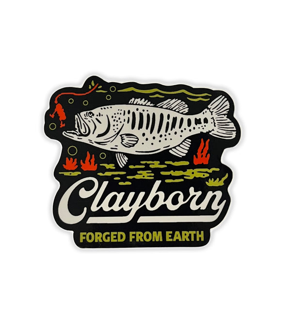 Bass Fishing Sticker