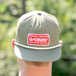 Inline Patch Green Surf Cap