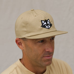 Reggie Raccoon Khaki Snapback Cap